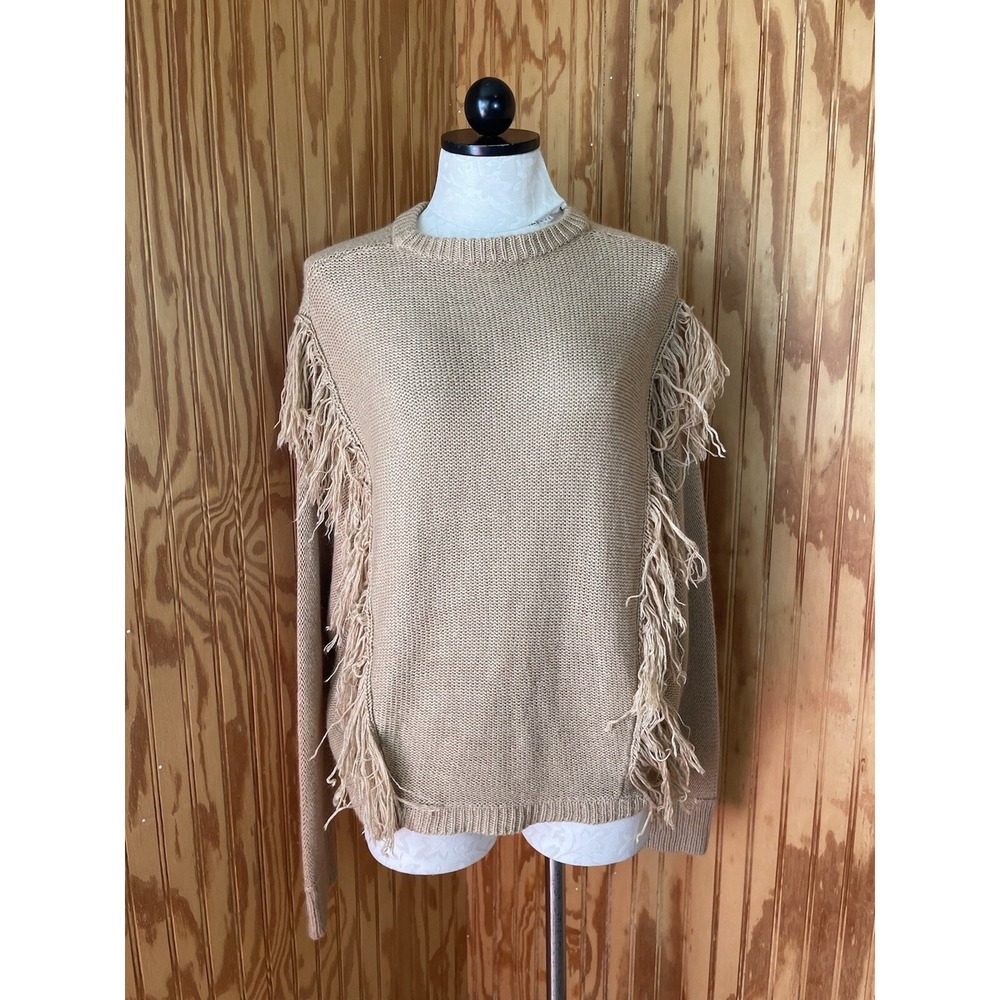 Kittenish Women Brown Pullover Sweater Size Large Knit‎